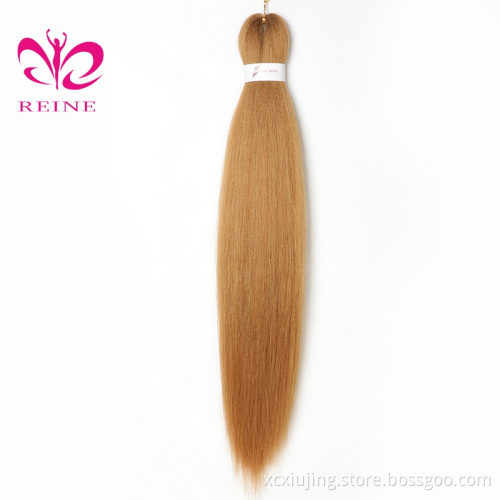 Japanese Synthetic Hot selling 100% Soft Pre stretched Layered Yaki braiding hair wholesale pre-stretched  braid